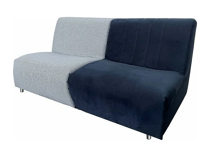 PUZZLE Canapé convertible 3 places-bleu marine