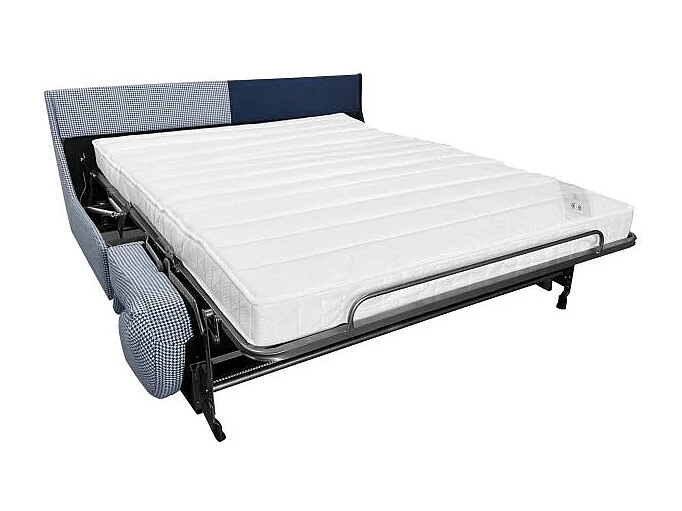 PUZZLE Canapé convertible 3 places-bleu marine