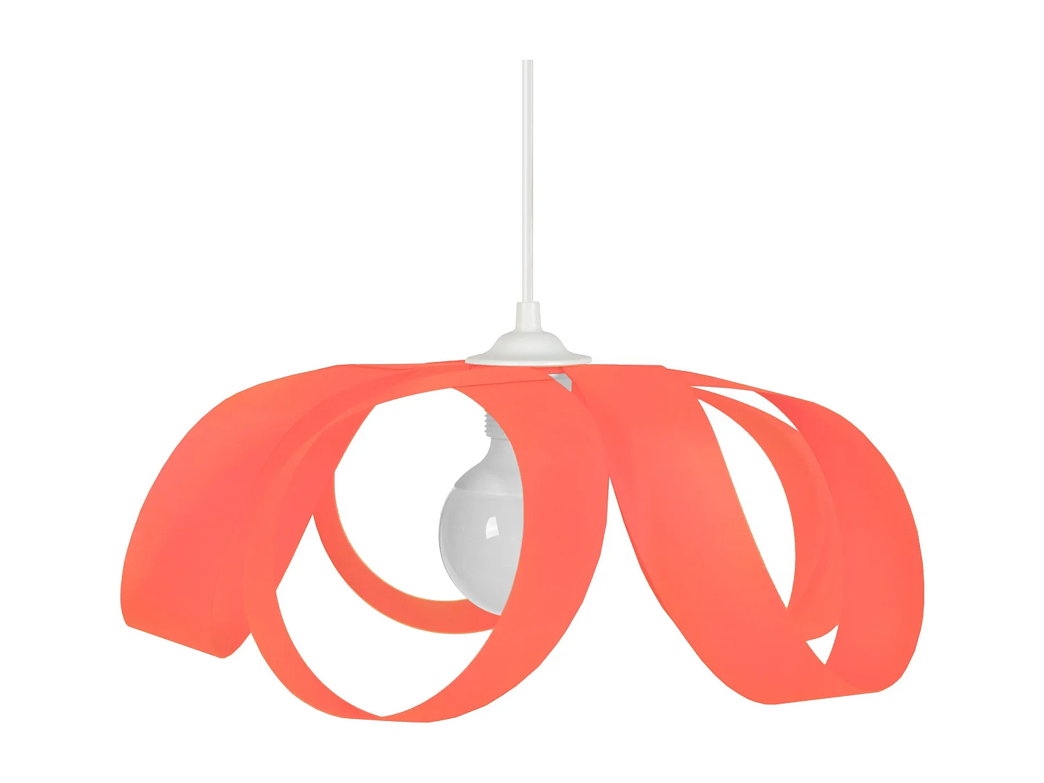 Suspension TOSEL ,métal,Rose , H78xD30xP30cm