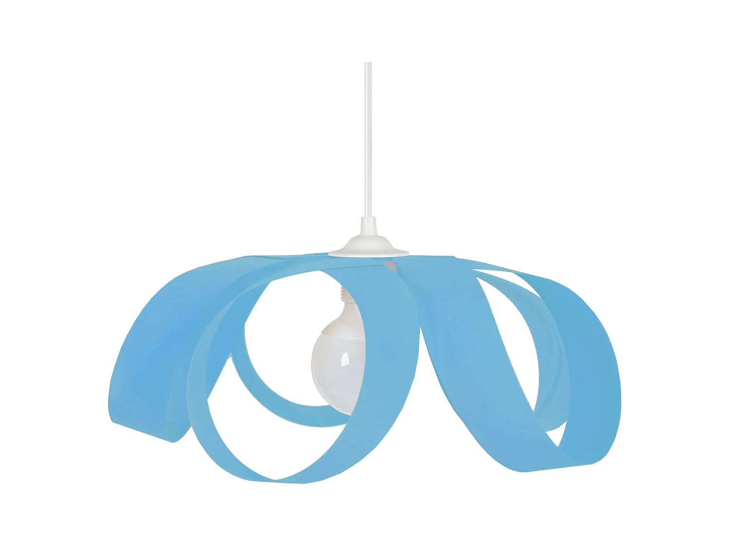 Suspension TOSEL ,métal,Bleu,H78xD30xP30cm