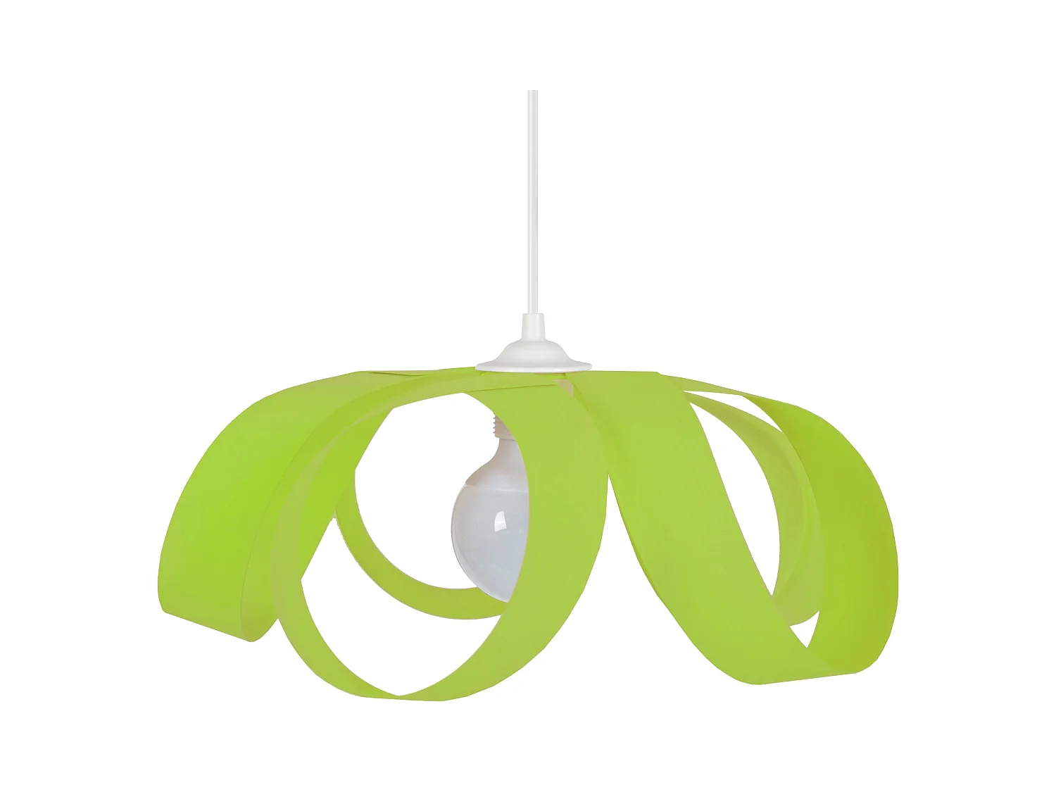 Suspension TOSEL ,métal,Blanc , H 78xD30xP30cm