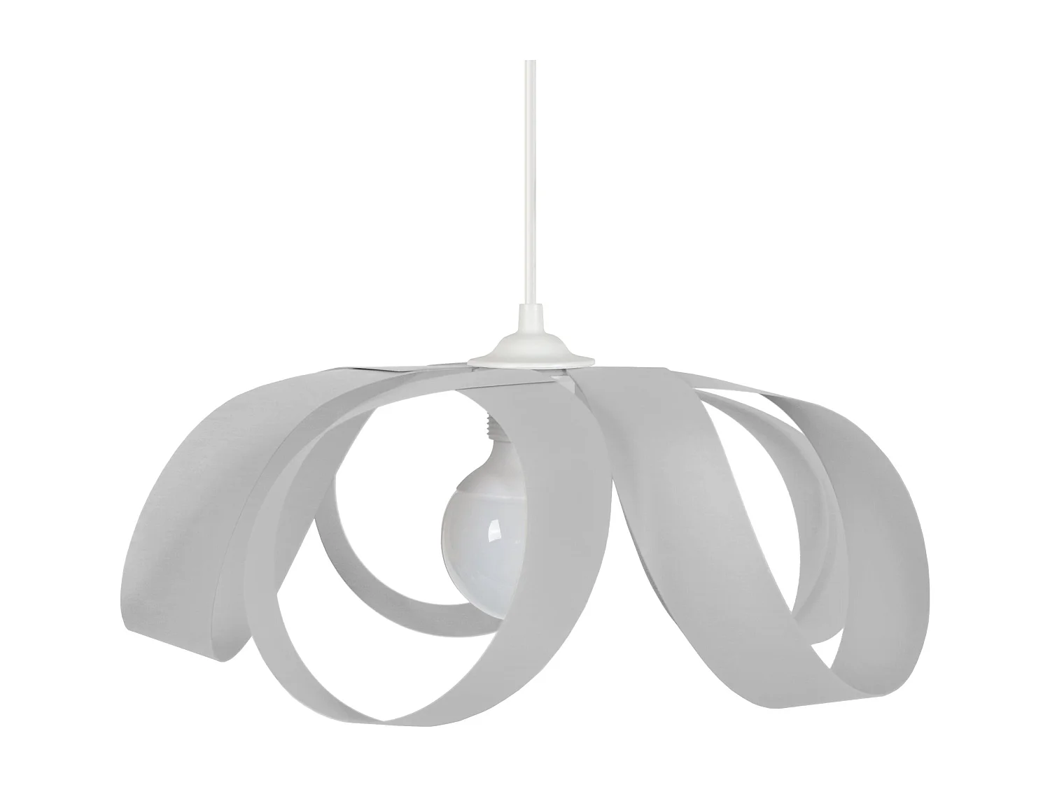 Suspension TOSEL ,métal,Gris ,H 78xD30xP30cm