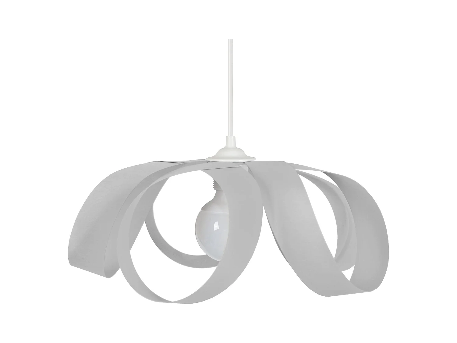 Suspension TOSEL ,métal,Gris ,H 78xD30xP30cm