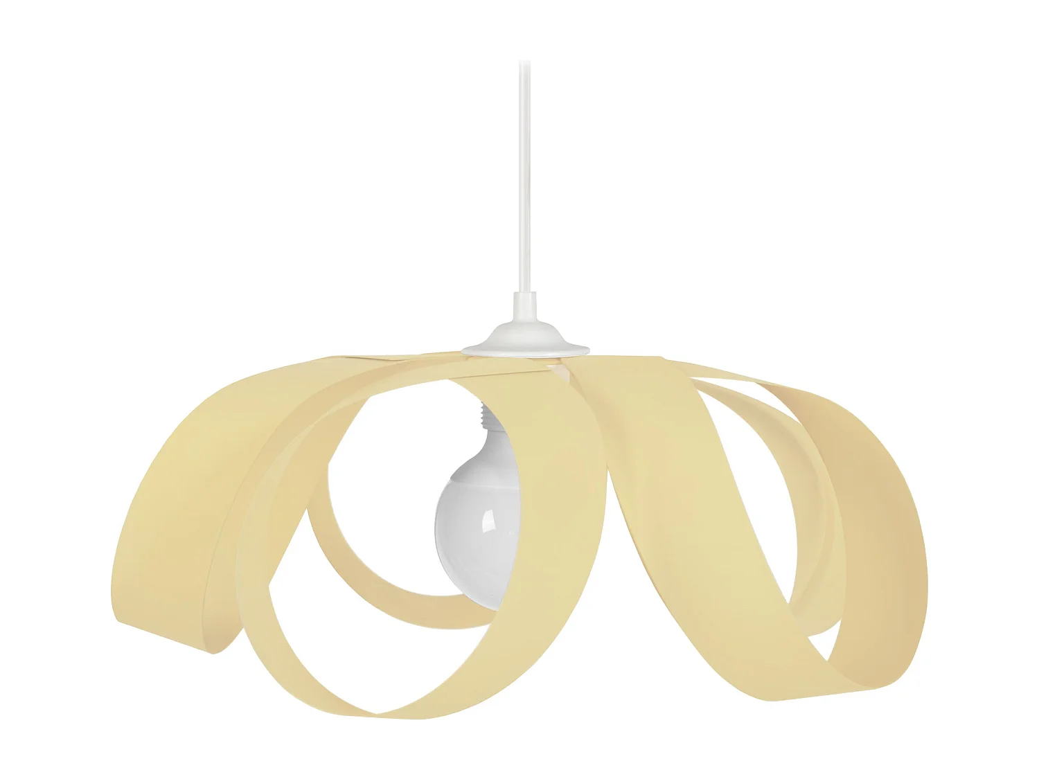 Suspension TOSEL ,métal,Beige,H78xD30x P30cm