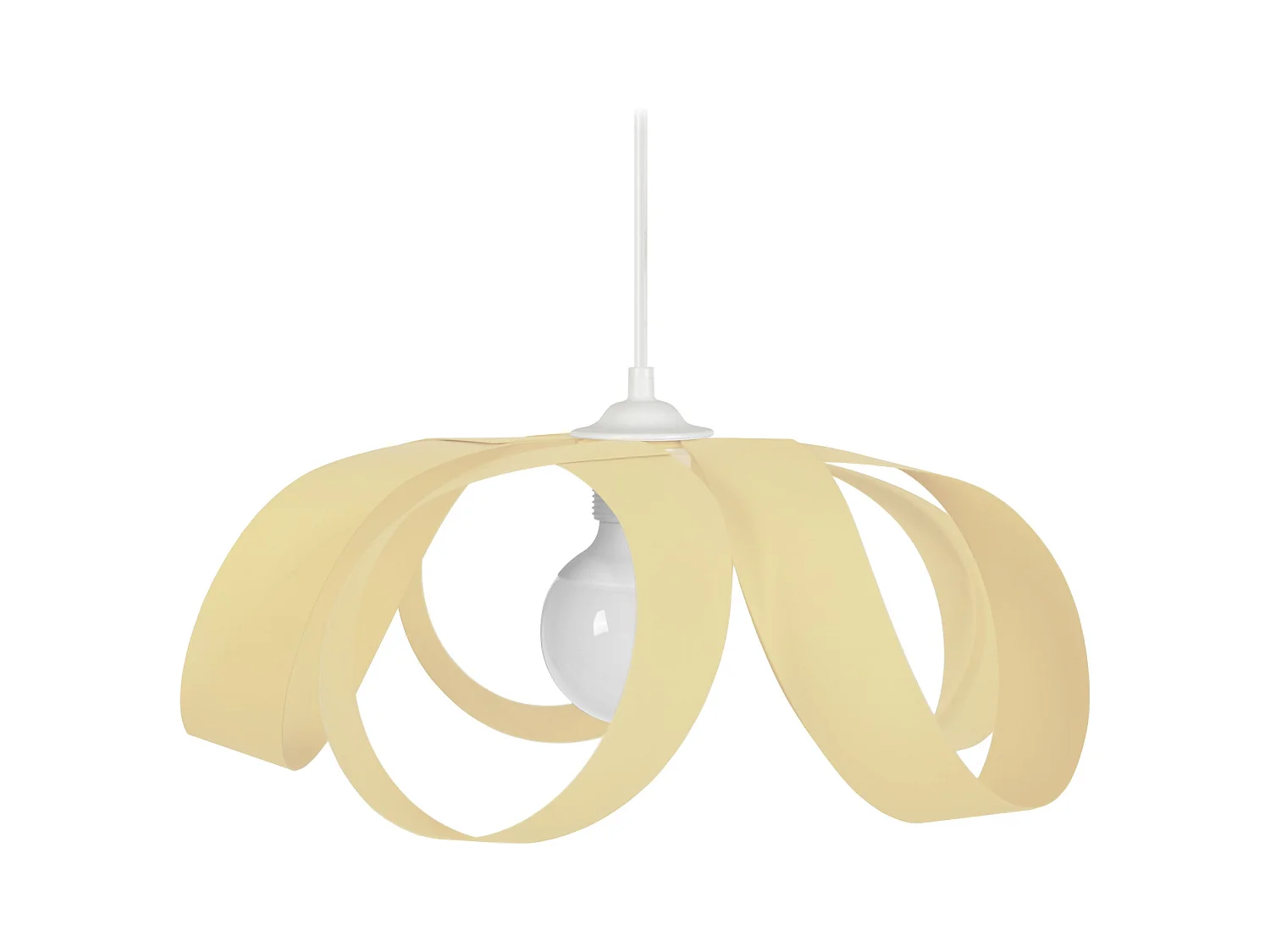 Suspension TOSEL ,métal,Beige,H78xD30x P30cm