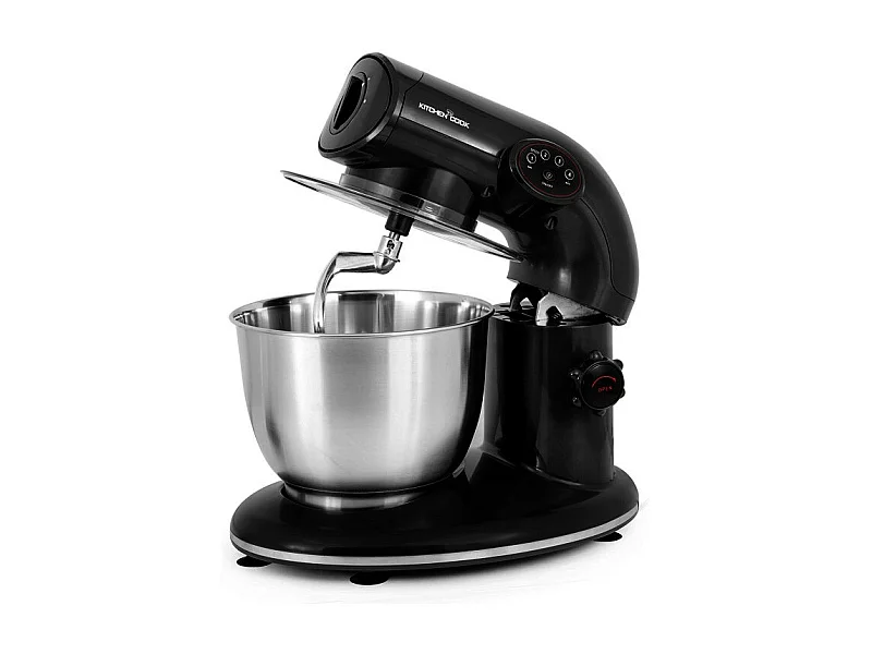 Robot Pétrin Avec Bol Inox 5 L Ak80 Kitchencook Noir