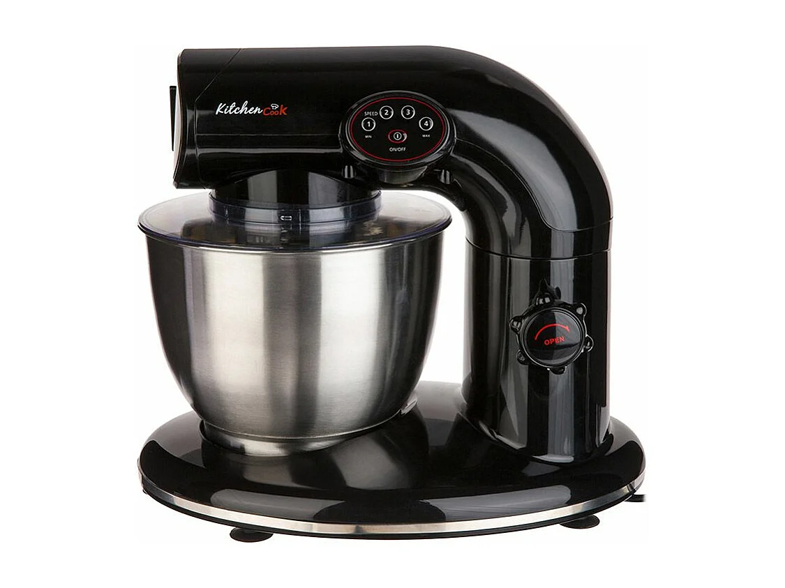 Robot Pétrin Avec Bol Inox 5 L Ak80 Kitchencook Noir