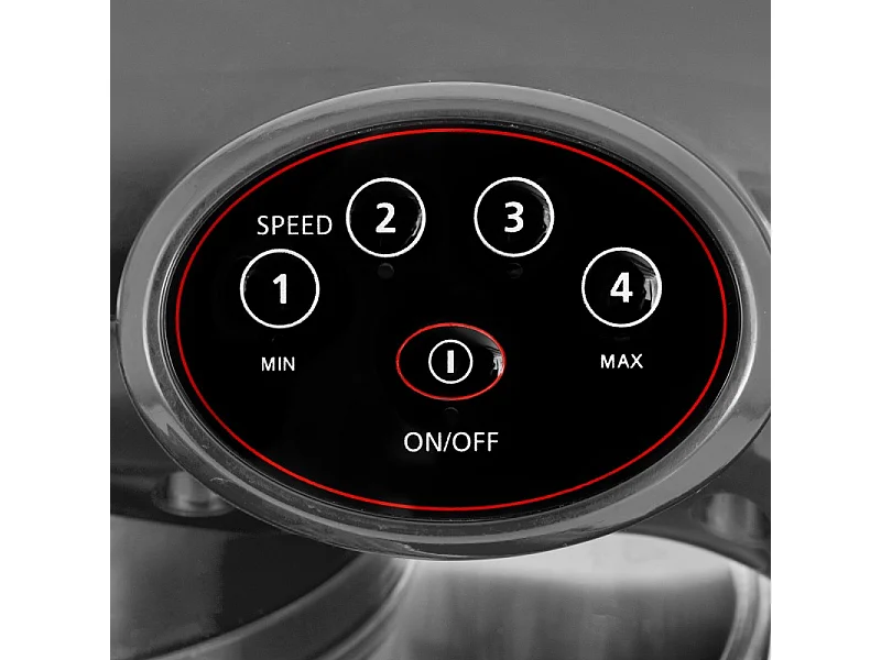 Robot Pétrin Avec Bol Inox 5 L Ak80 Kitchencook Noir