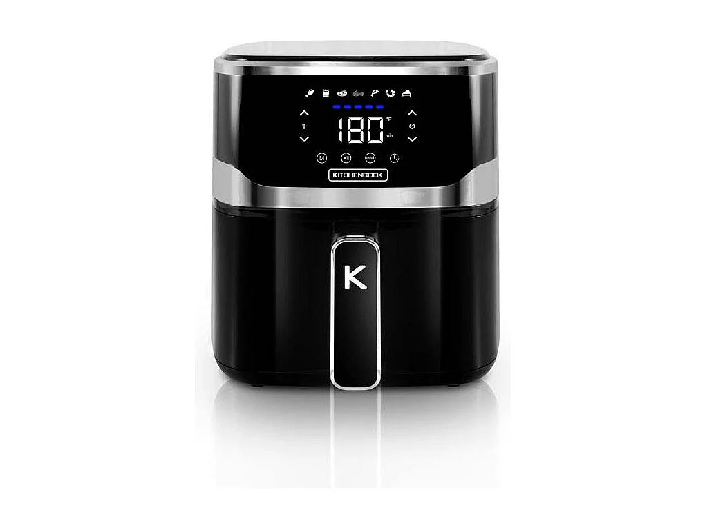 Kitchencook - Airmed55 - Friteuse à Air 5,5l - 1400w - 7 Programmes - Minuterie Numérique - Thermostat Réglable