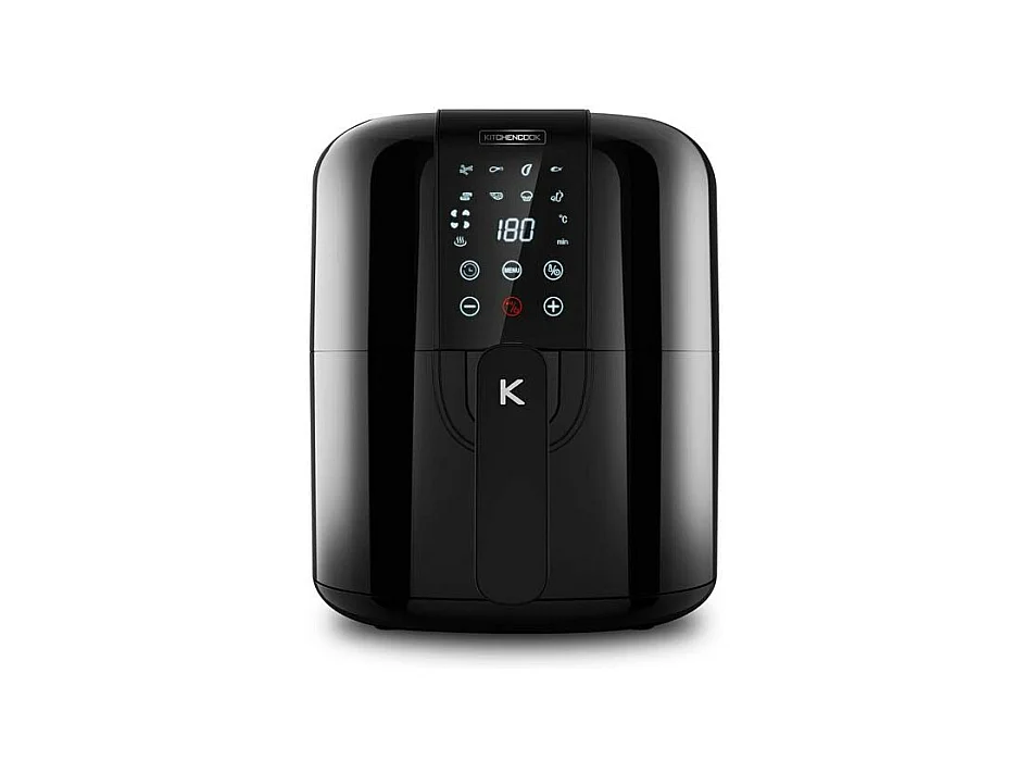 Friteuse Sans Huile De 3l - 8 Programmes Airmed Noir De Kitchencook