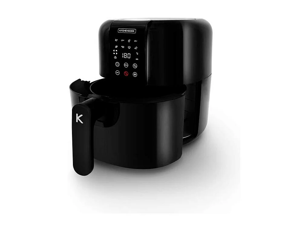 Friteuse Sans Huile De 3l - 8 Programmes Airmed Noir De Kitchencook