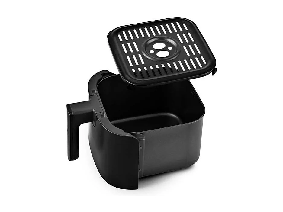 Kitchencook - Friteuse Sans Huile 4l - 8 Programmes - Minuterie Numérique - Thermostat Réglable - 1400w - Noir