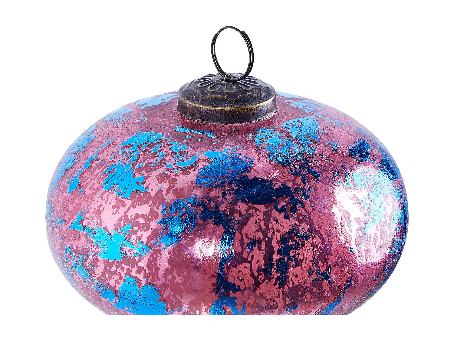 Lot de 6 boules ASTRALE Verre Rose