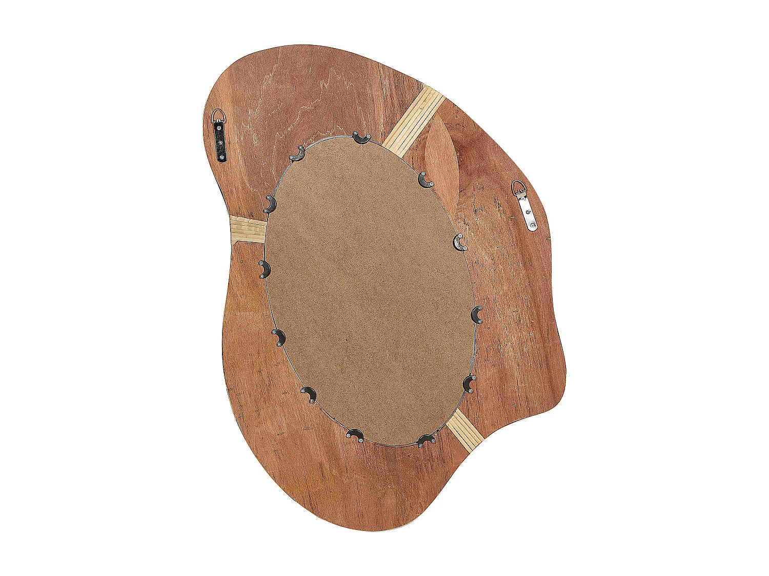 Miroir DORNES 57 cm 77 cm Rotin Naturel
