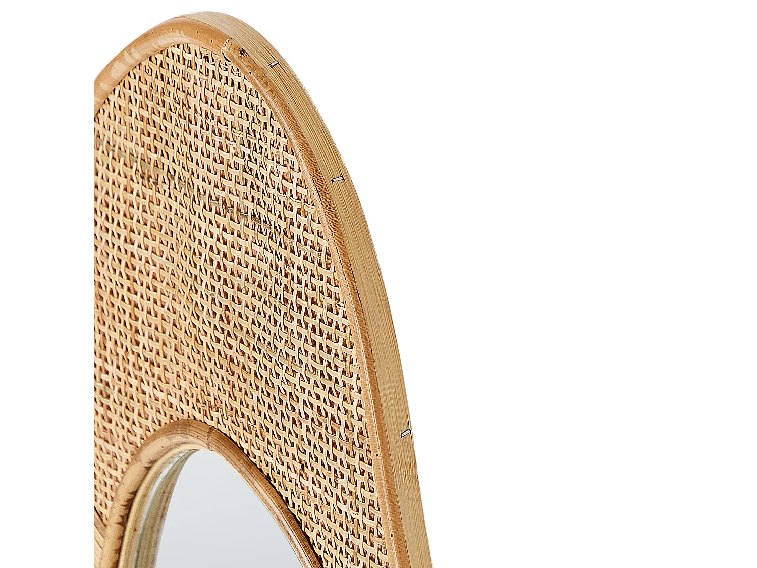 Miroir DORNES 57 cm 77 cm Rotin Naturel
