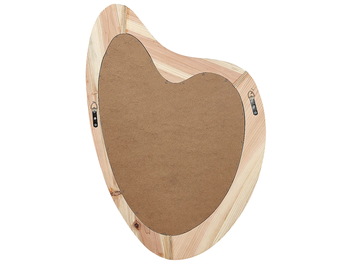 Miroir NEURE 90 cm 77 cm Bois Naturel