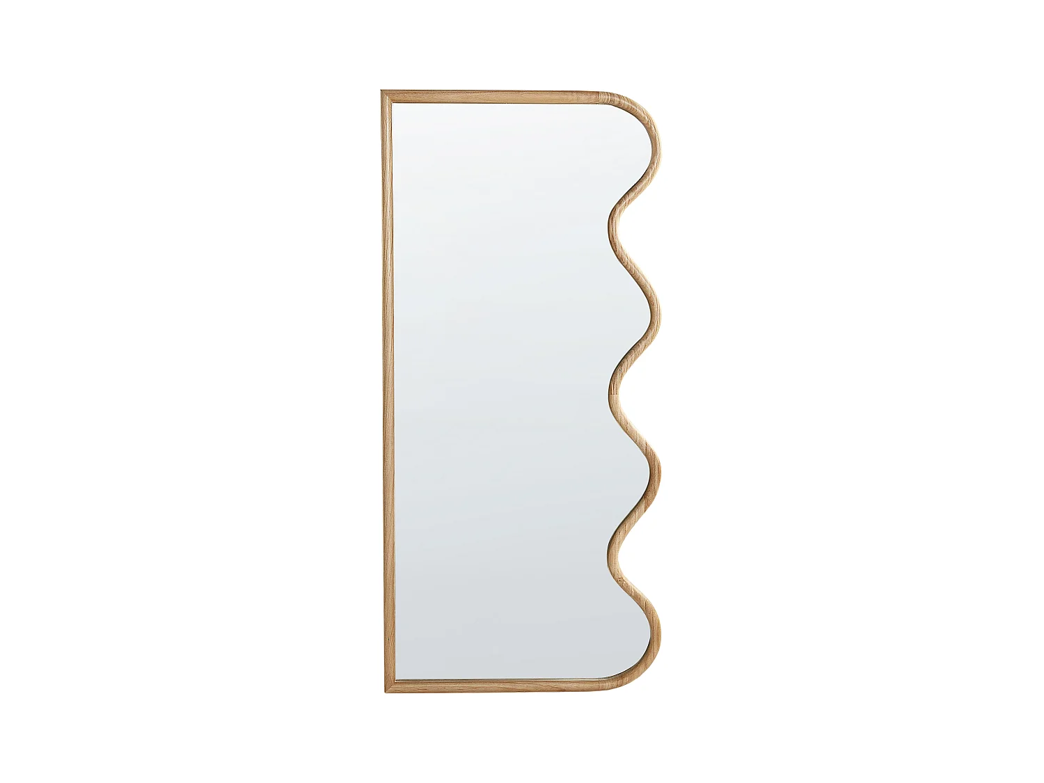 Wandspiegel MURAT 69 cm 150 cm Hout Natuurlijk