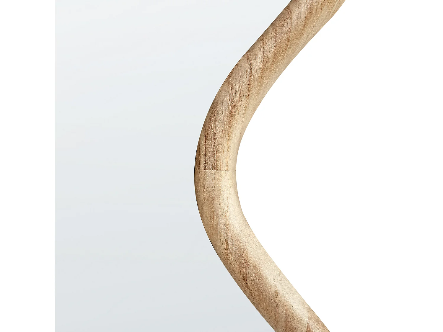Wandspiegel MURAT 69 cm 150 cm Hout Natuurlijk
