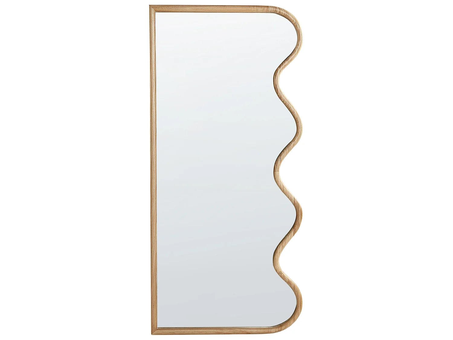 Wandspiegel MURAT 69 cm 150 cm Hout Natuurlijk