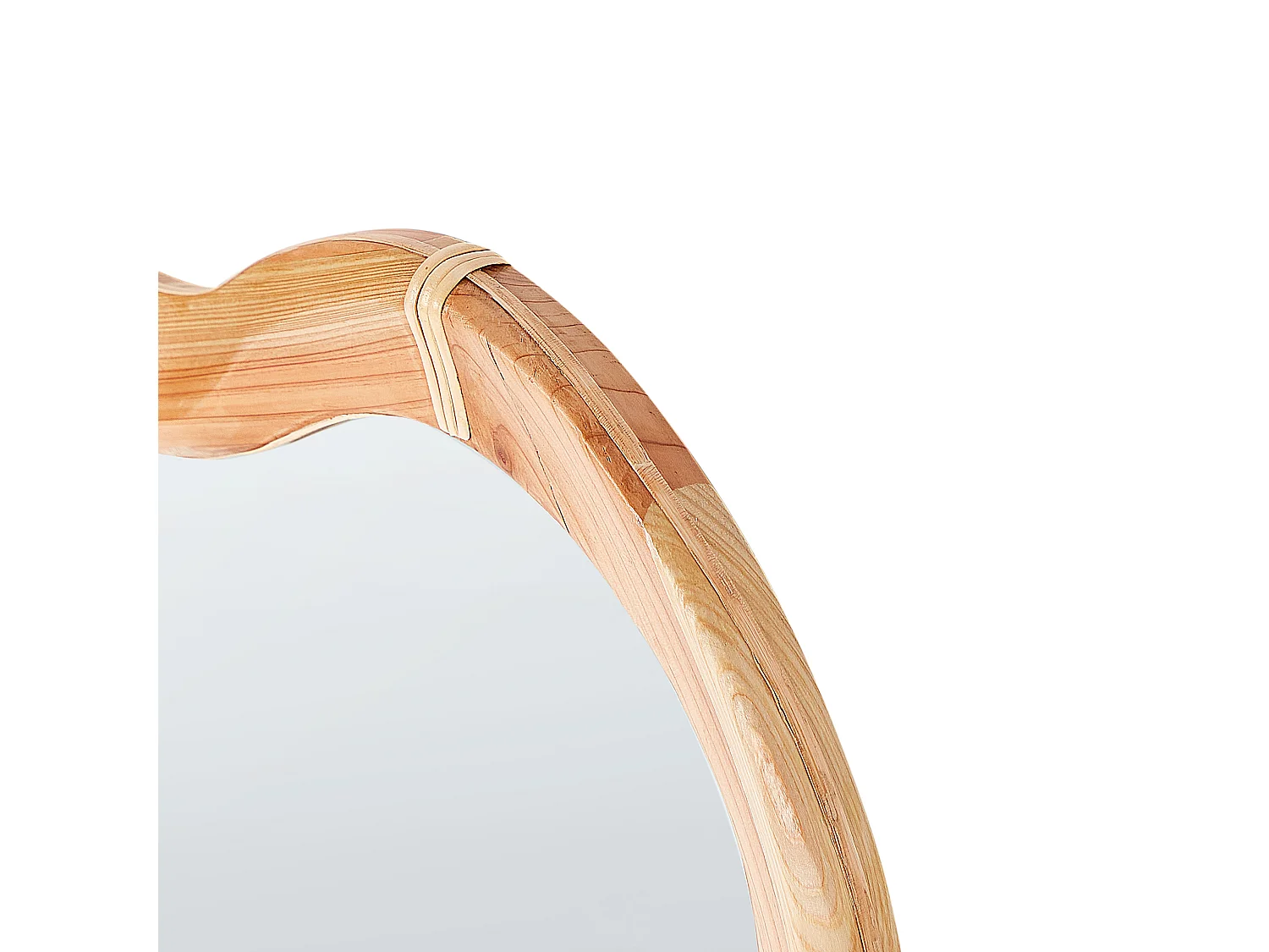 Wandspiegel DREVANT 49 cm 89 cm Hout Natuurlijk