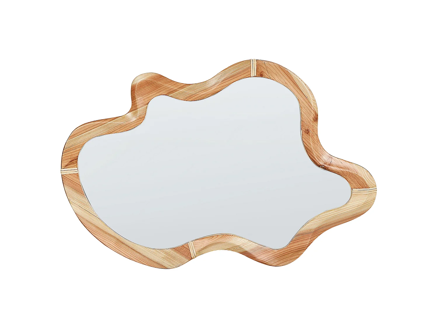 Wandspiegel DREVANT 49 cm 89 cm Hout Natuurlijk