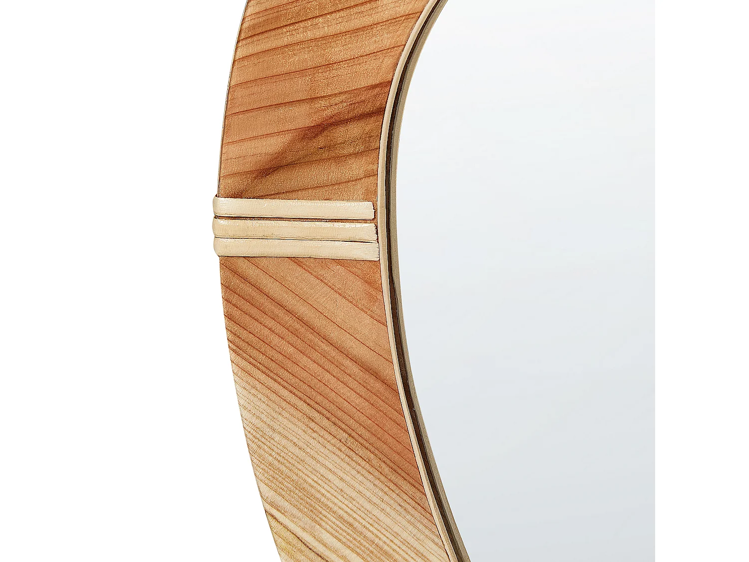 Wandspiegel DREVANT 49 cm 89 cm Hout Natuurlijk