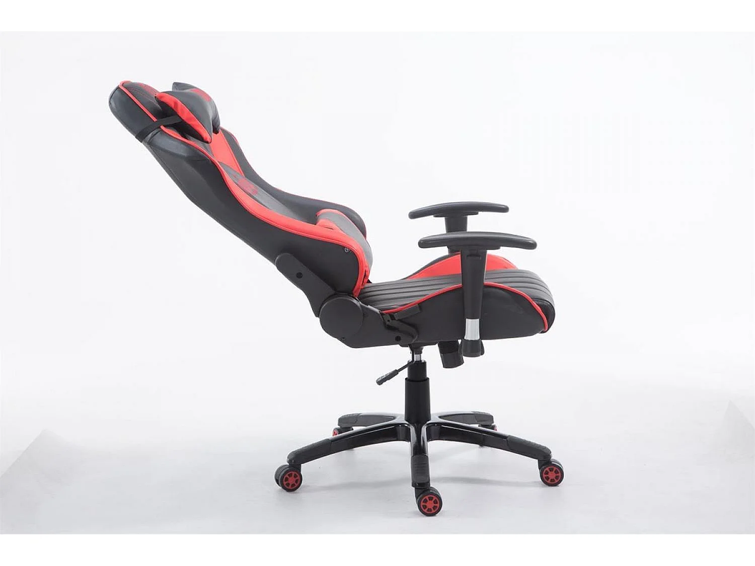 Chaise de bureau - Similicuir - Noir / Rouge - Shift XL