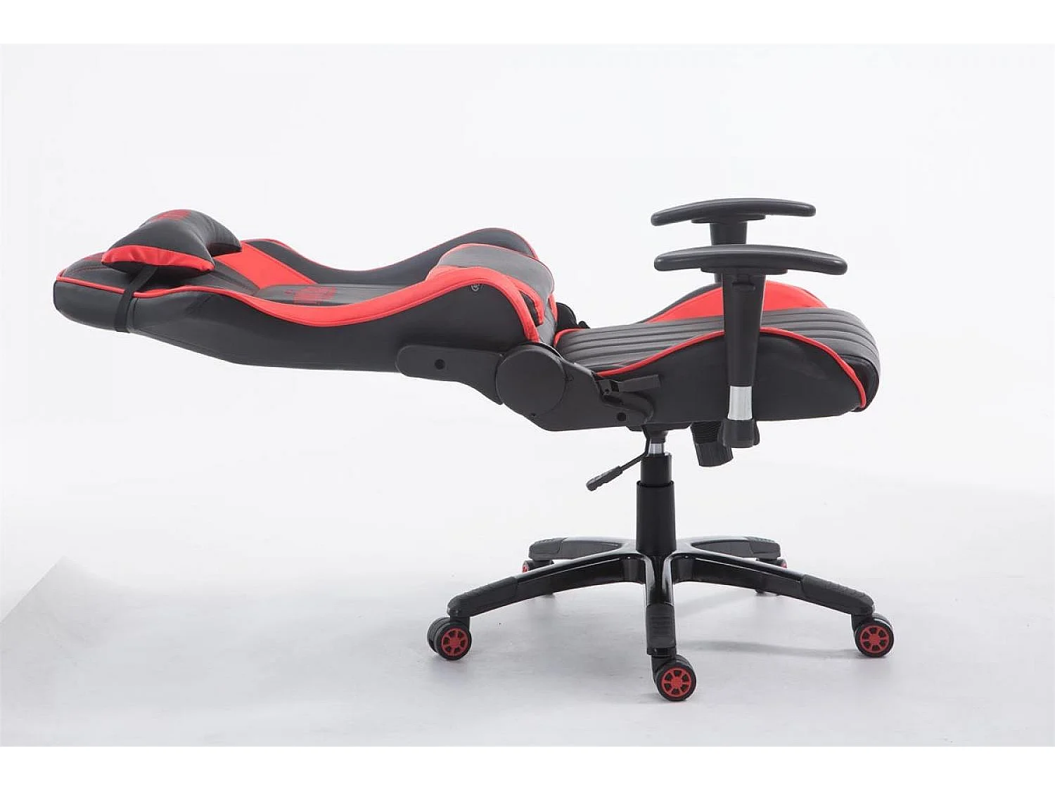 Chaise de bureau - Similicuir - Noir / Rouge - Shift XL