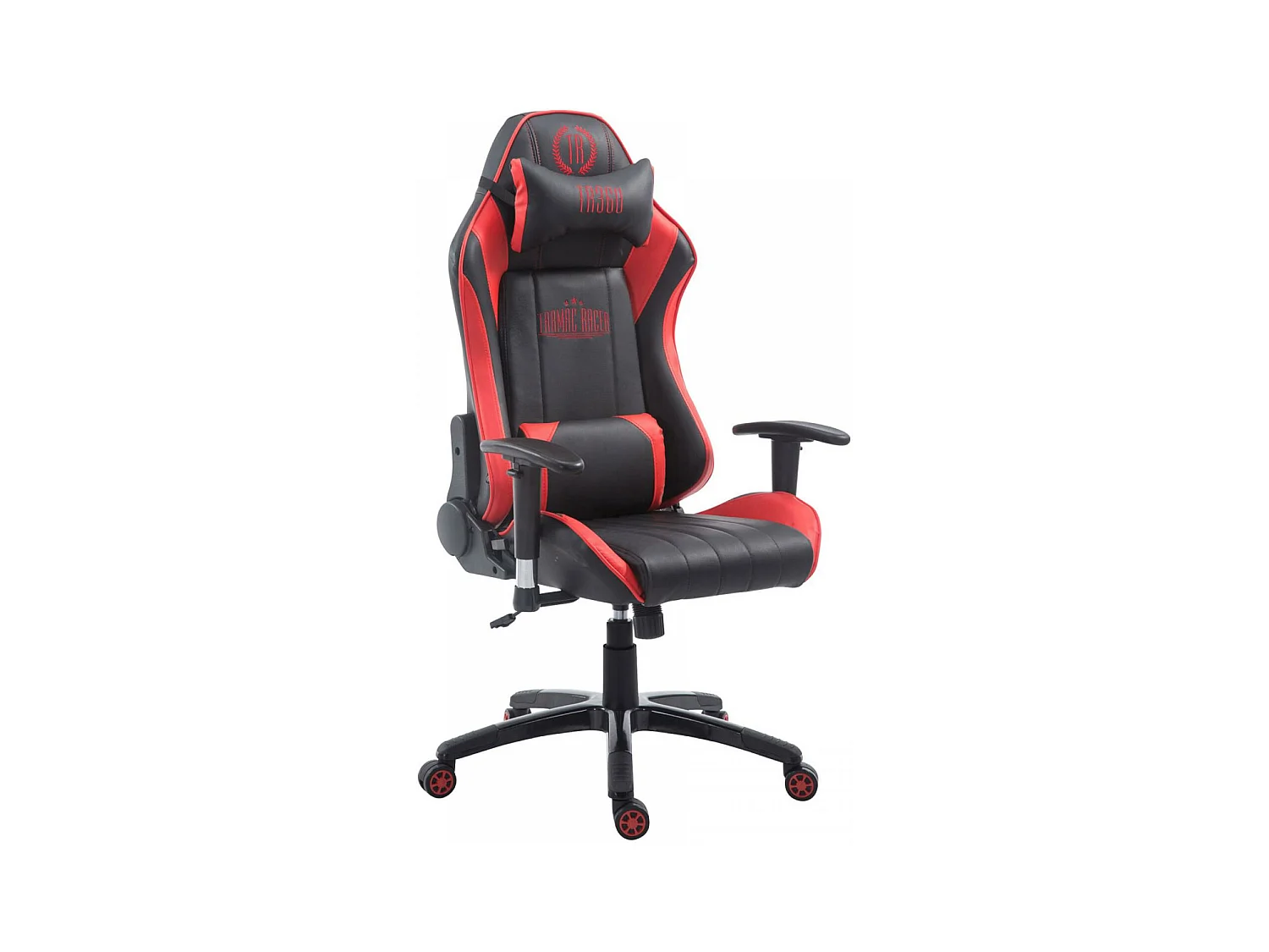 Chaise de bureau - Similicuir - Noir / Rouge - Shift XL