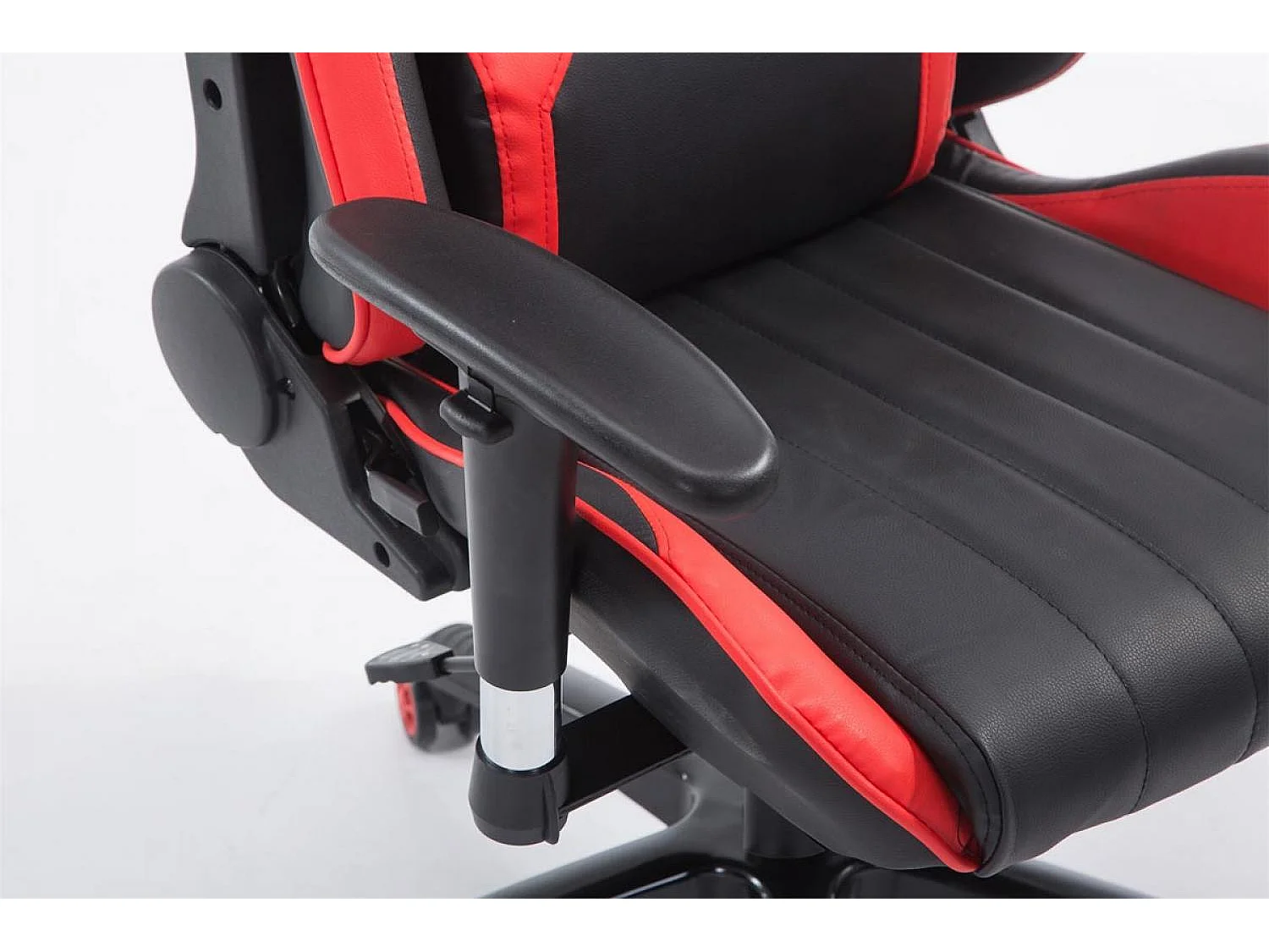 Chaise de bureau - Similicuir - Noir / Rouge - Shift XL