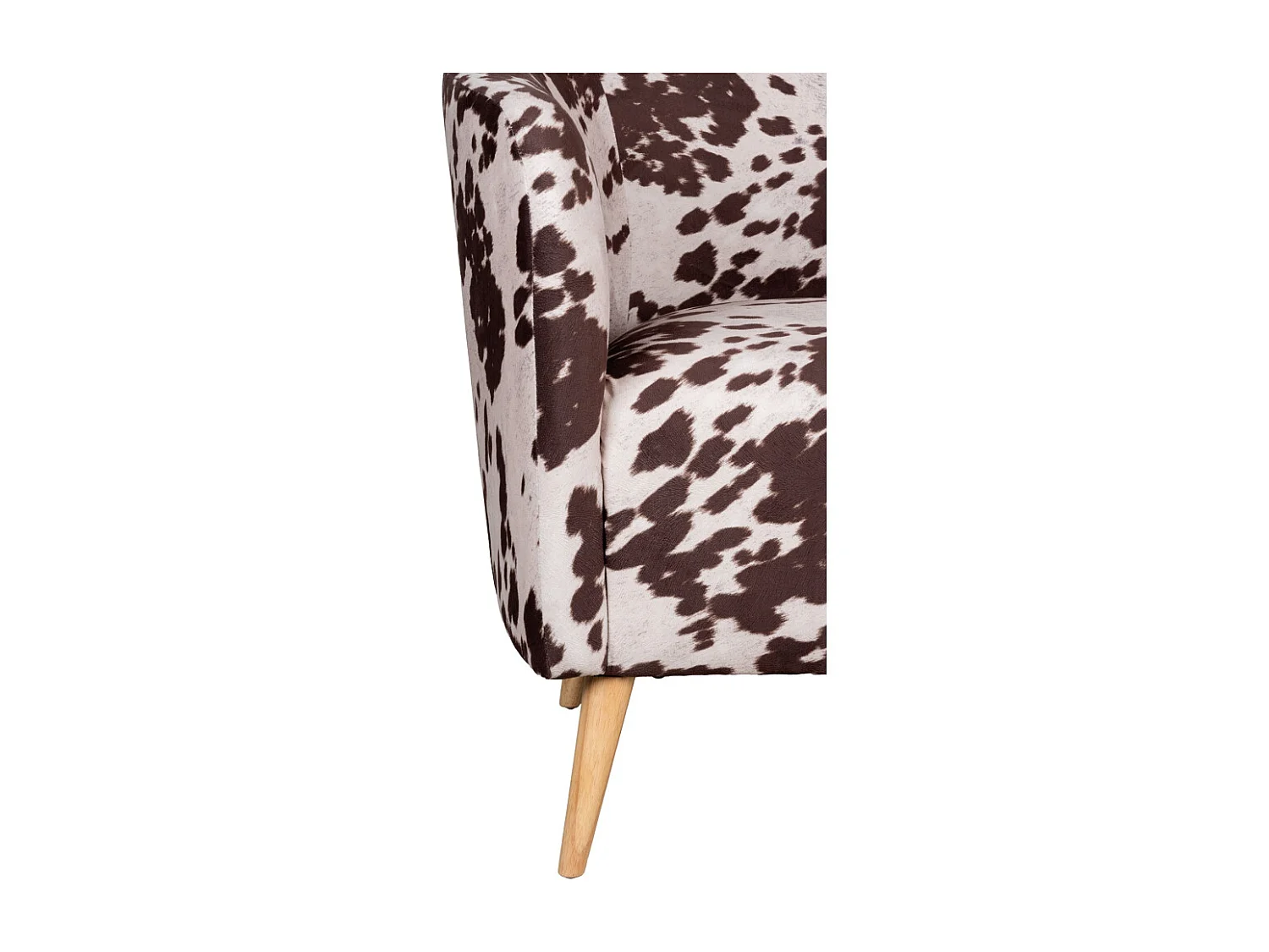 Fauteuil effet peau de vache Grand