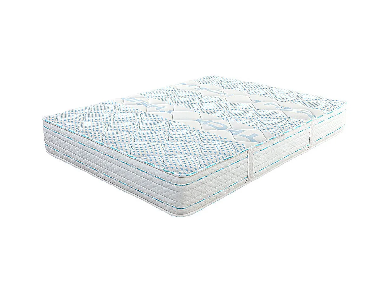 THELIO - Matelas 140x200 cm Mousse haute résilience Soutien ferme Ep.24cm