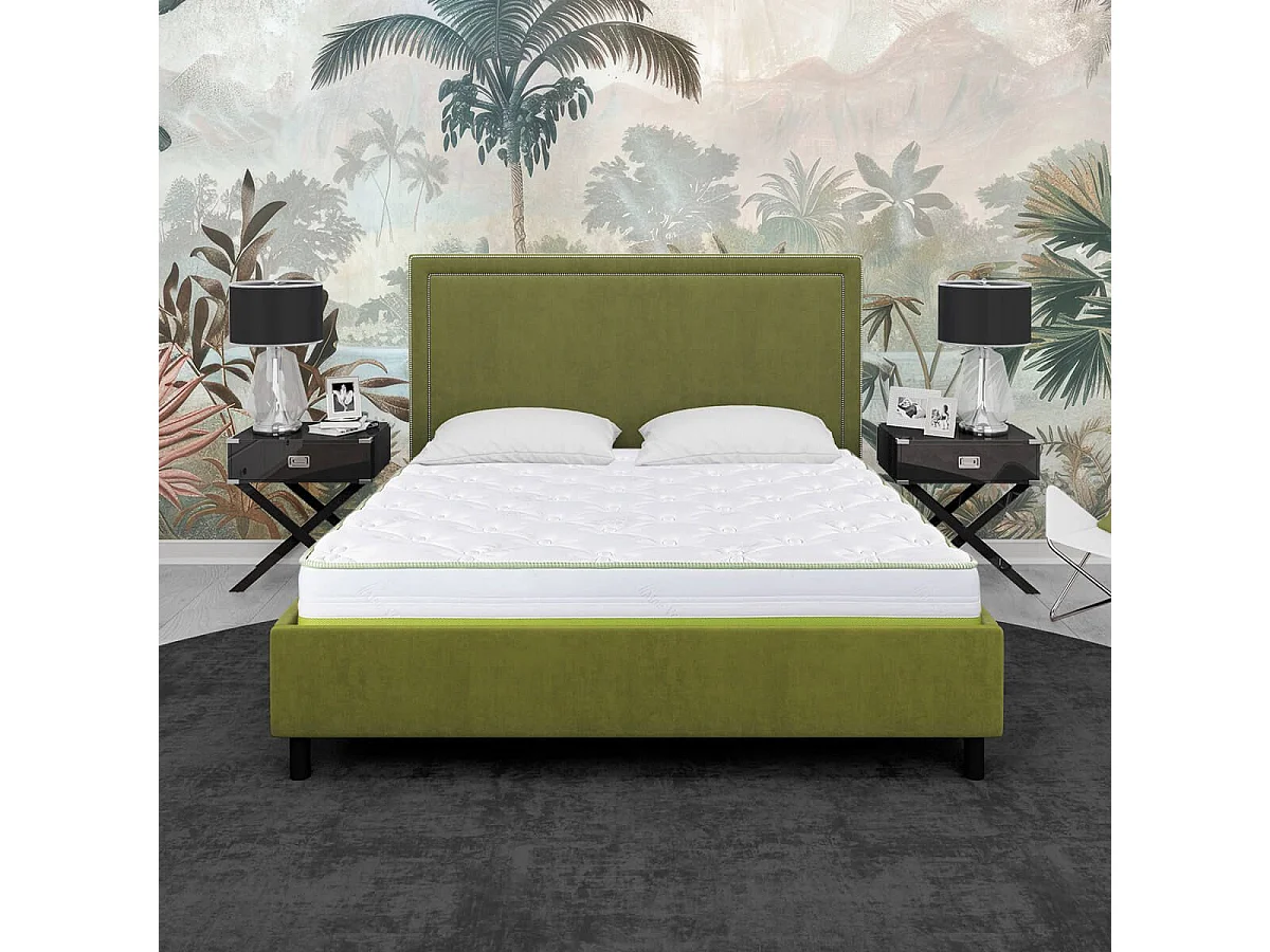 REVA - Matelas 160x200 cm Mousse haute résilience Soutien ferme Ep.30cm