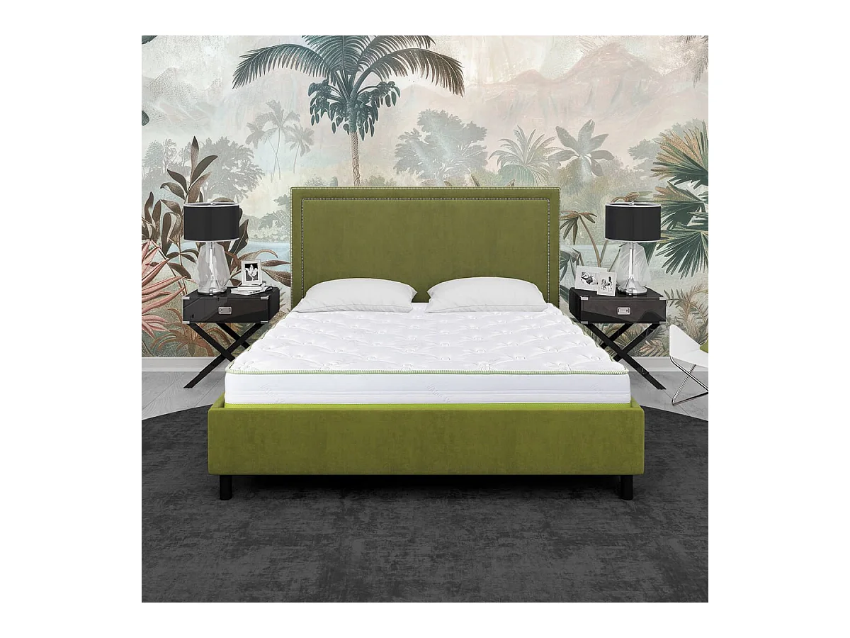 REVA - Matelas 160x200 cm Mousse haute résilience Soutien ferme Ep.30cm