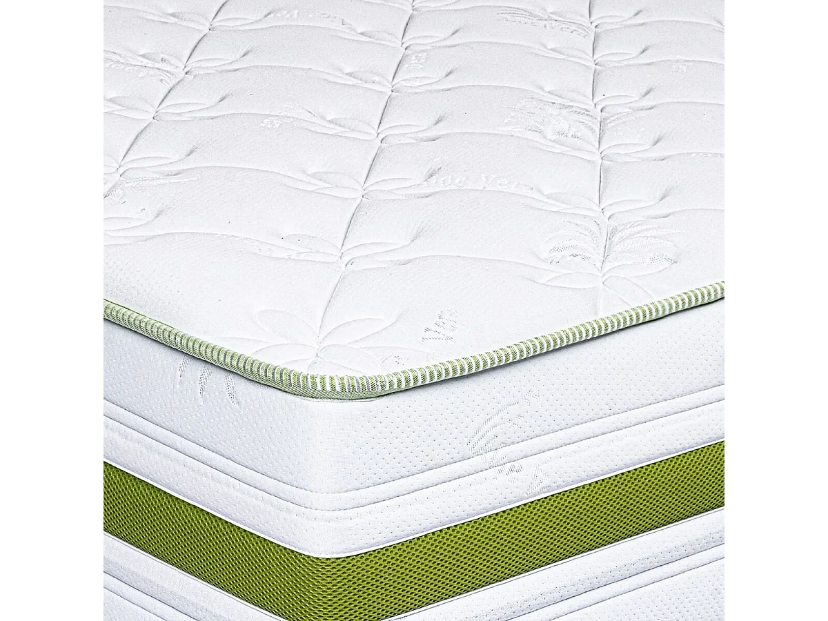 REVA - Matelas 160x200 cm Mousse haute résilience Soutien ferme Ep.30cm