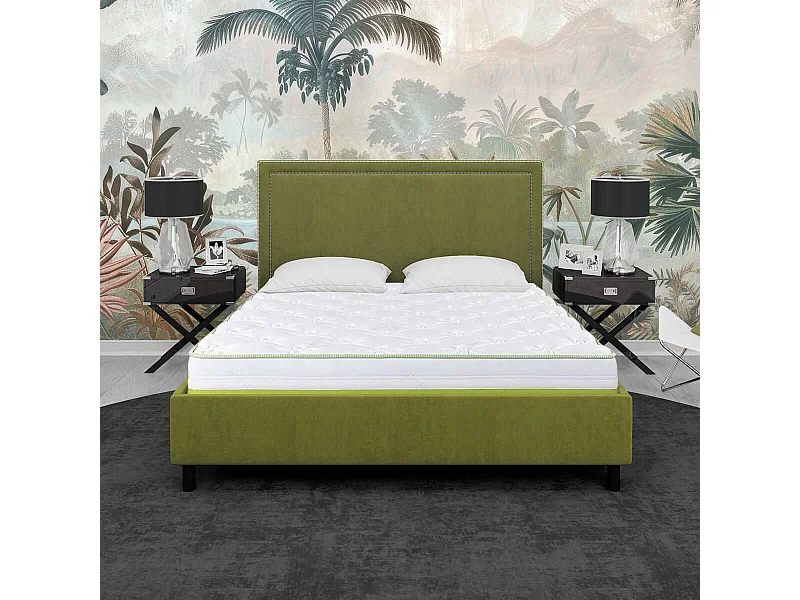 REVA - Matelas 160x200 cm Mousse haute résilience Soutien ferme Ep.30cm