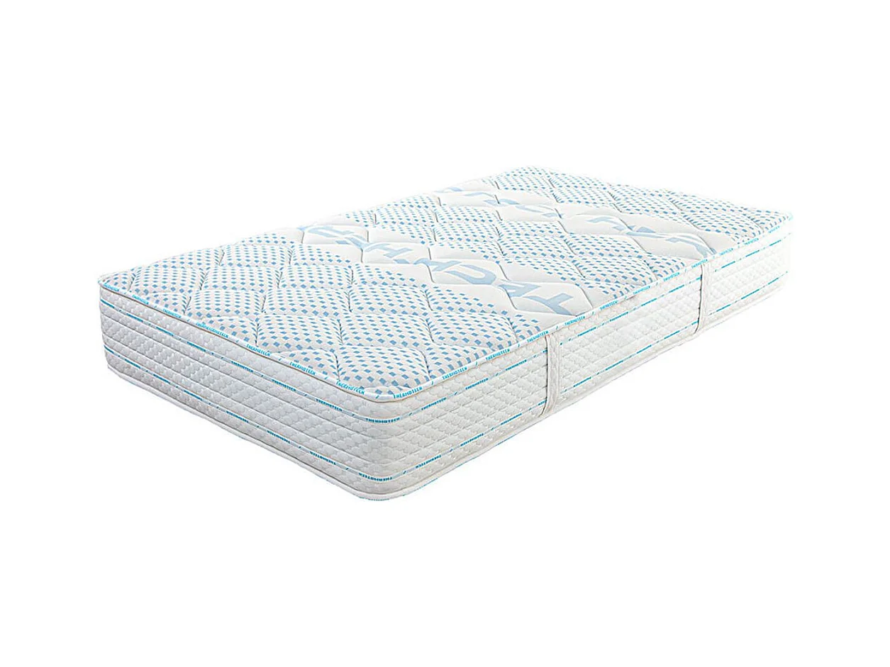 THELIO - Matelas 90x190 cm Mousse haute résilience Soutien ferme Ep.24cm