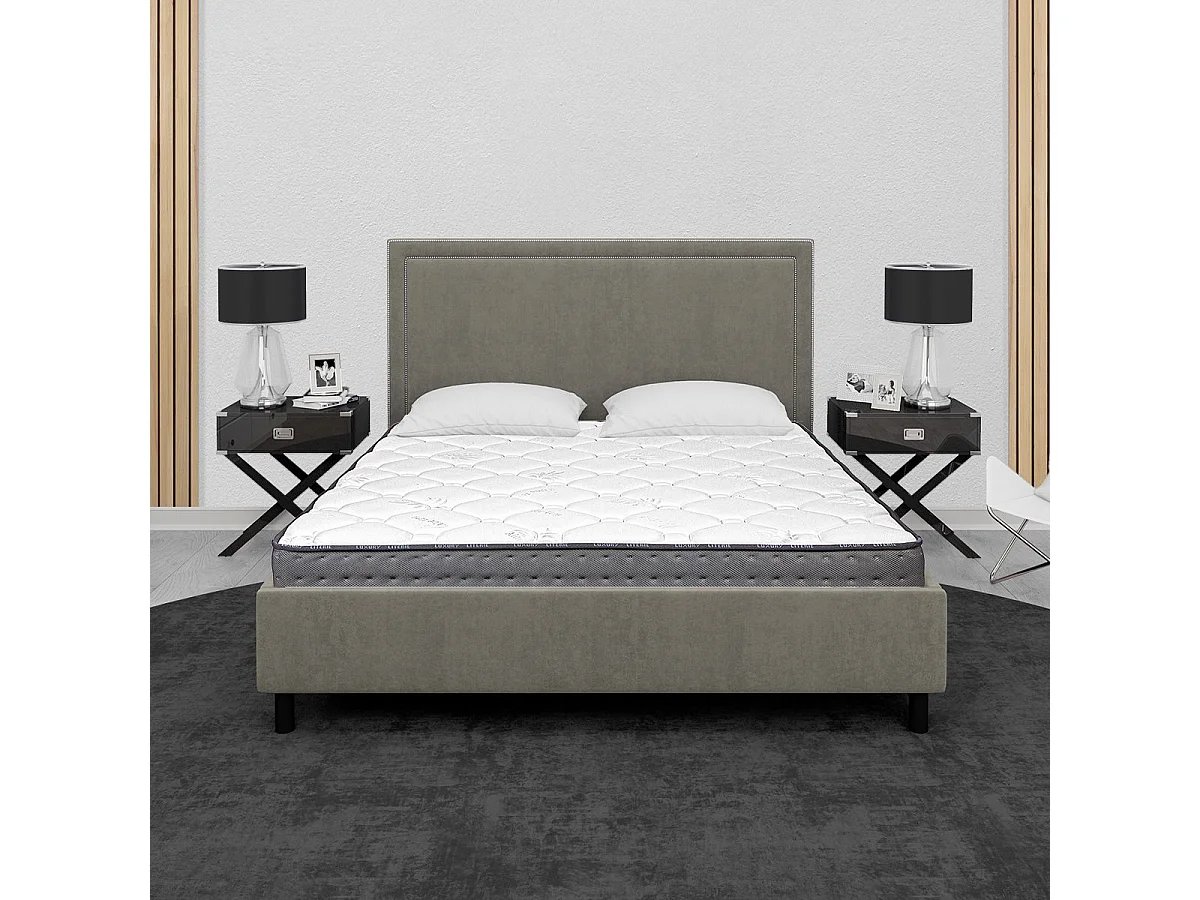 ZENITH - Matelas 140x200 cm Mousse haute résilience Soutien ferme Ep.20cm