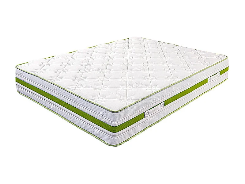 REVA - Matelas 140x190 cm Mousse haute résilience Soutien ferme Ep.30cm