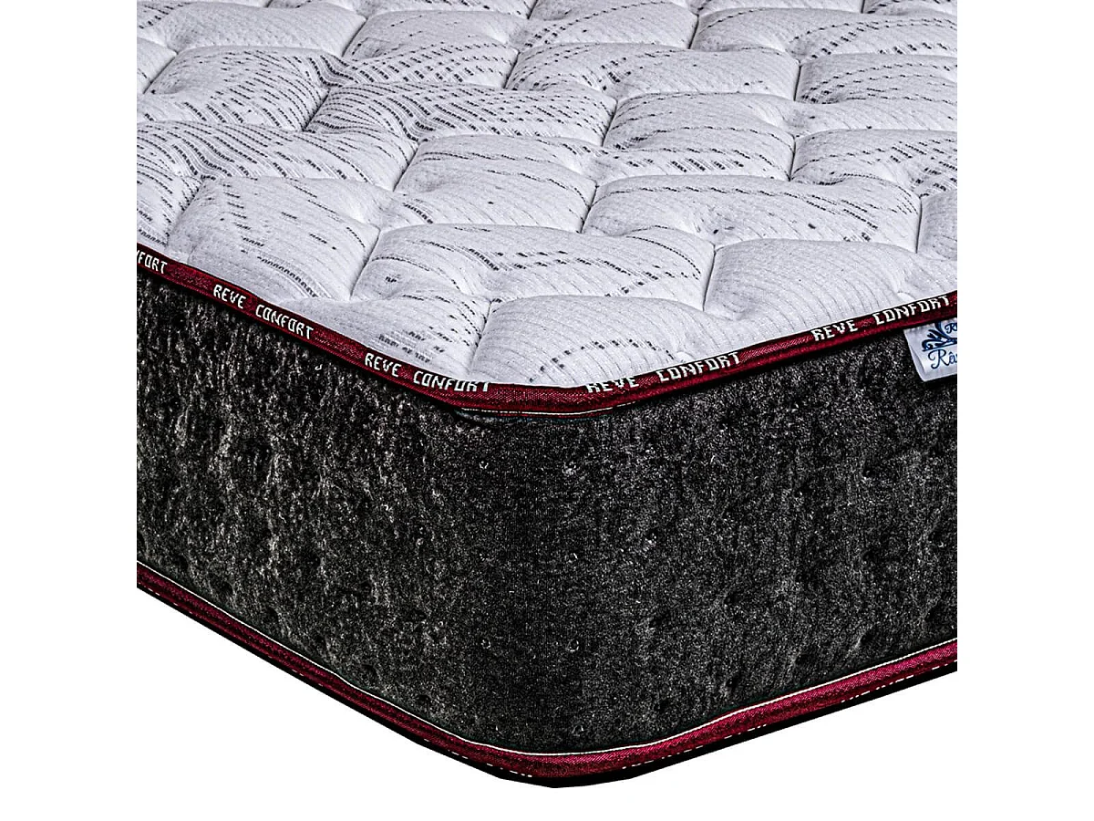 GOLBERT - Matelas 90x190 cm Mousse haute résilience haute adaptabilité Ep.24cm