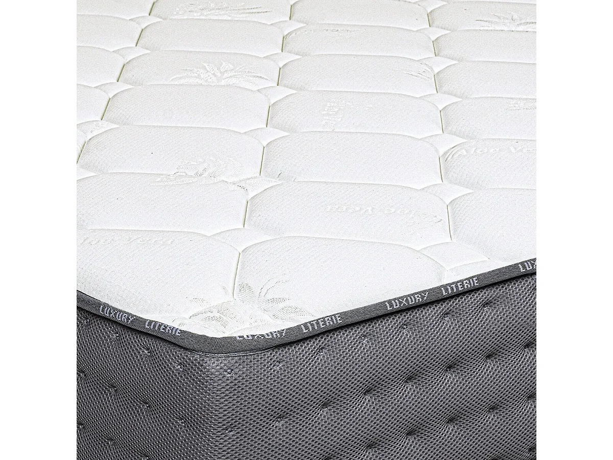 ZENITH - Matelas 160x200 cm Mousse haute résilience Soutien ferme Ep.20cm
