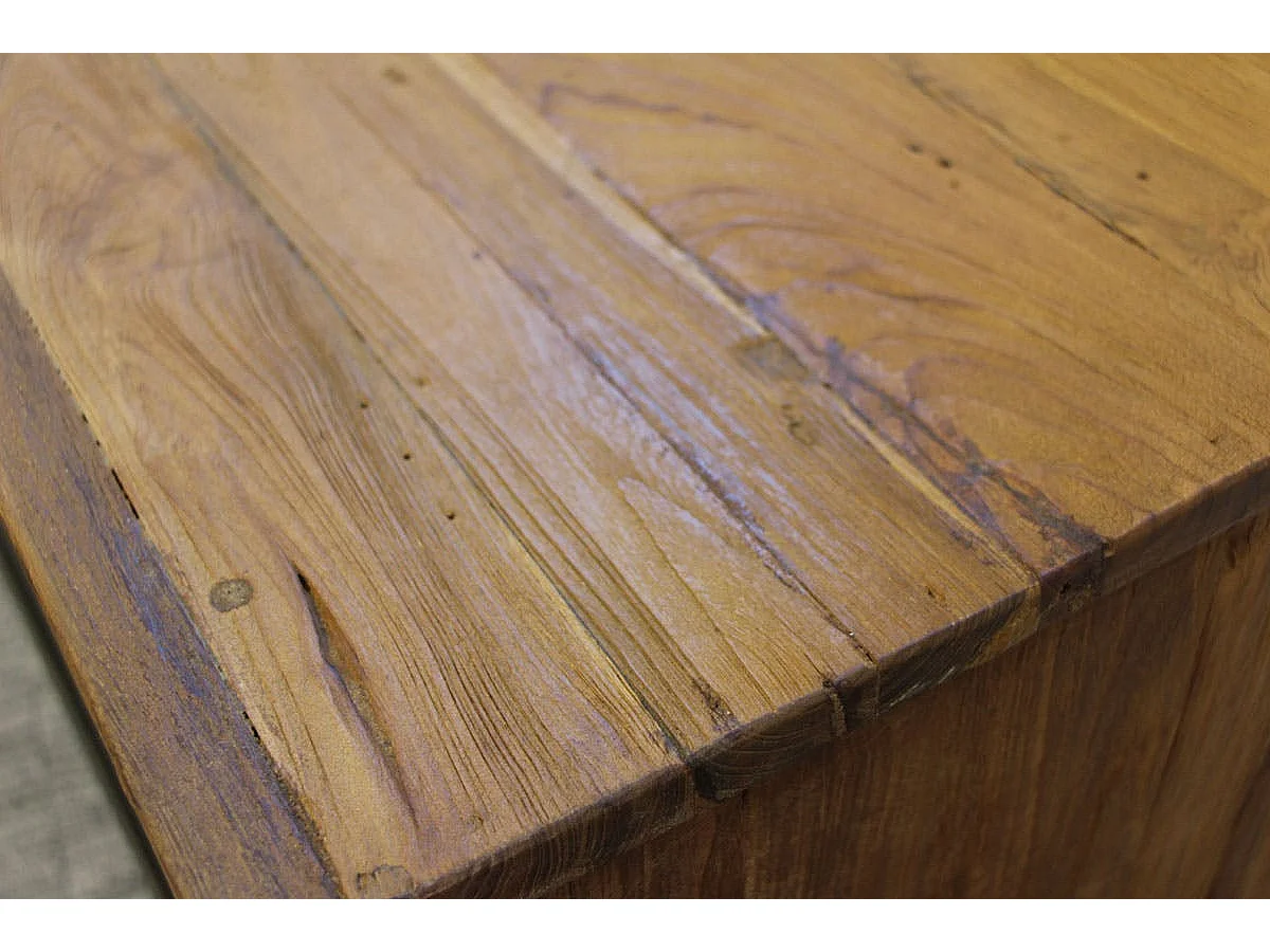 Table à manger en teck recyclé naturel 180 cm KERALA