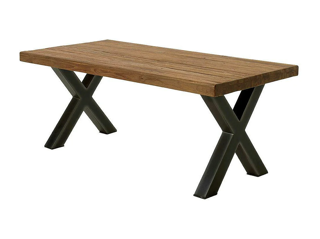 Table à manger en teck recyclé naturel 180 cm KERALA