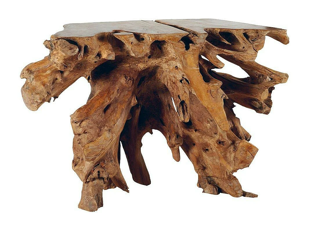 Console racine de teck recyclé ARIZONA