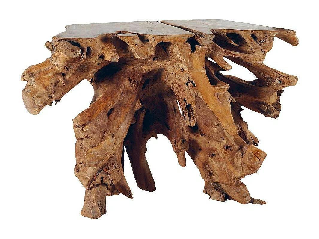 Console racine de teck recyclé ARIZONA