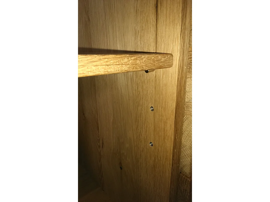 Buffet 2 portes chêne massif 150cm FJORD