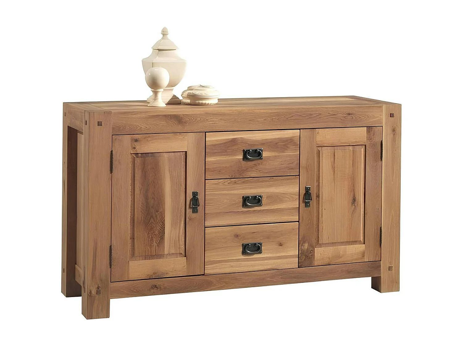 Buffet 2 portes chêne massif 150cm FJORD