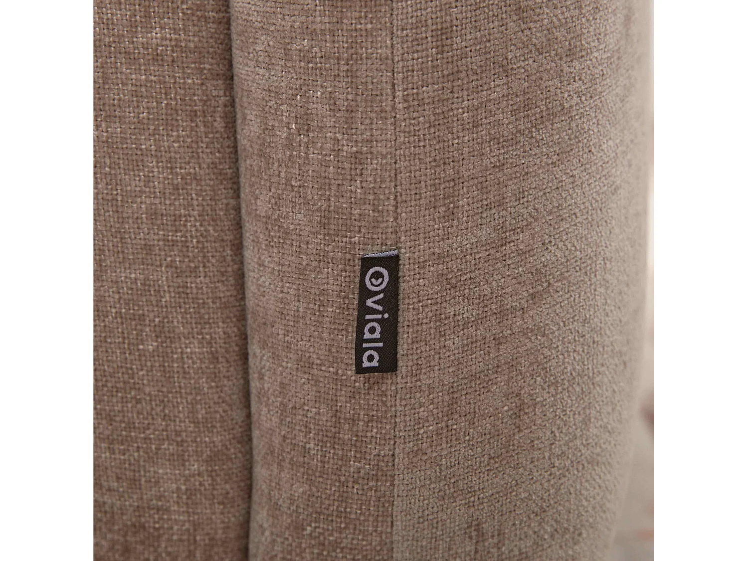 Canapé fixe en tissu 3 places beige