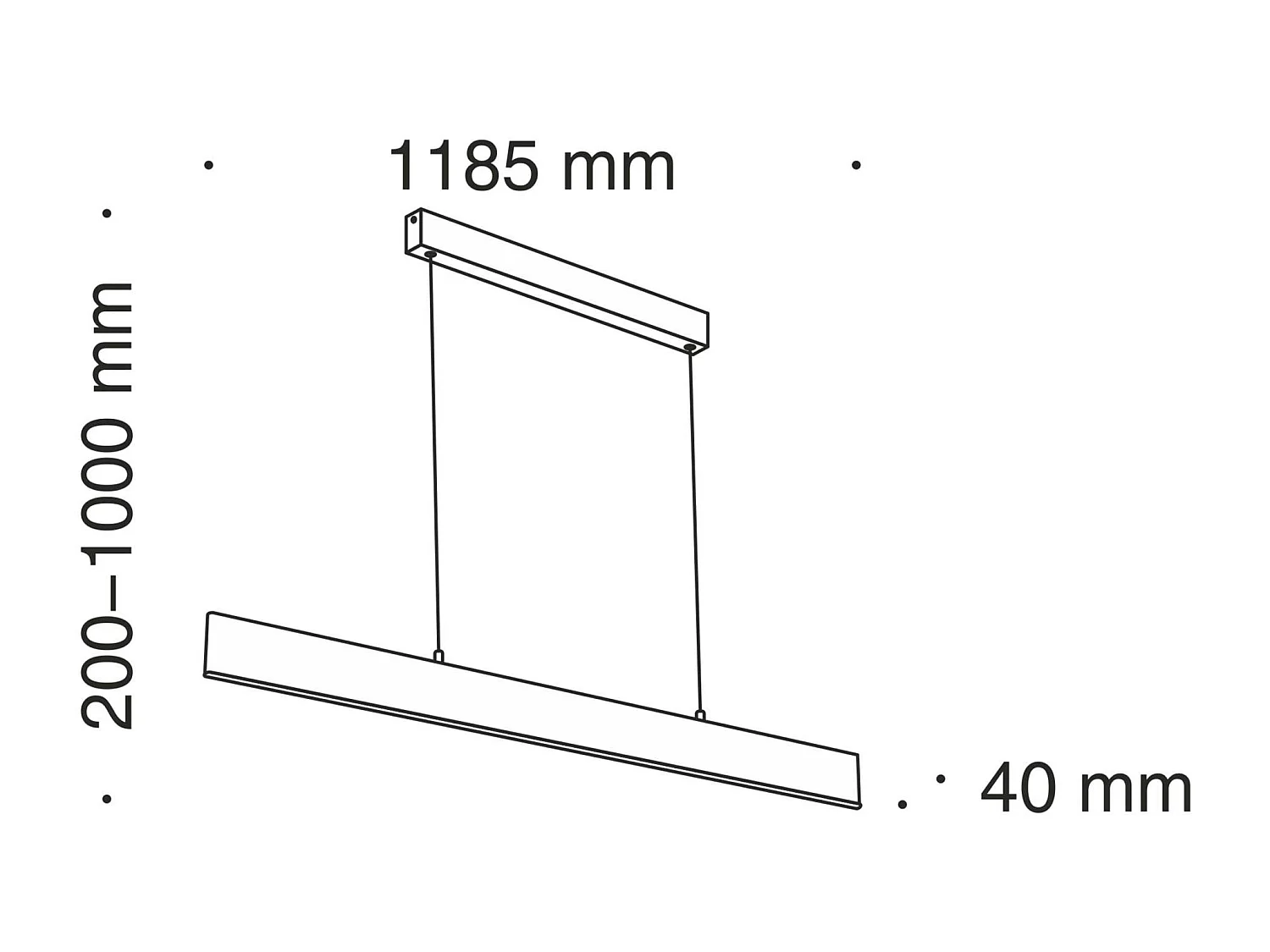 Suspension de salle à manger design finition blanc MODENE