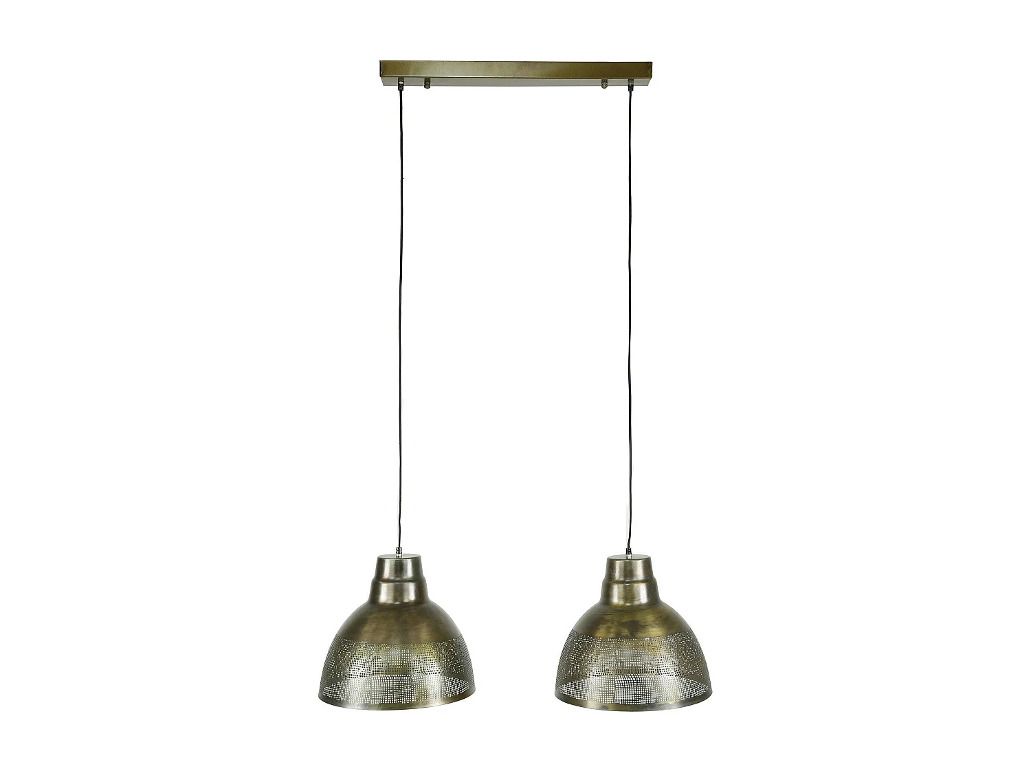 Suspension vintage avec tressage métallique RALF